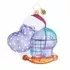 Happy Holiday, Hippo! Ornament by Christopher Radko