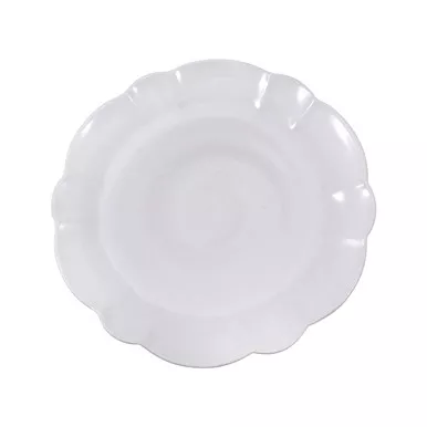 Hartland Scallop Stone Dinner Plate by Simon Pearce