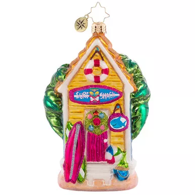 High Tide In Paradise Ornament by Christopher Radko -