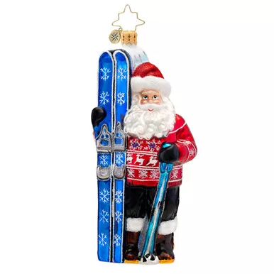 Hitting The Slopes Ornament by Christopher Radko