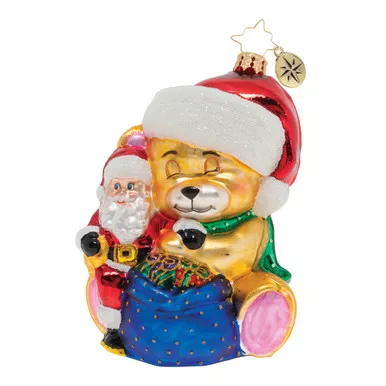 Holiday Bear Hugs! Ornament by Christopher Radko