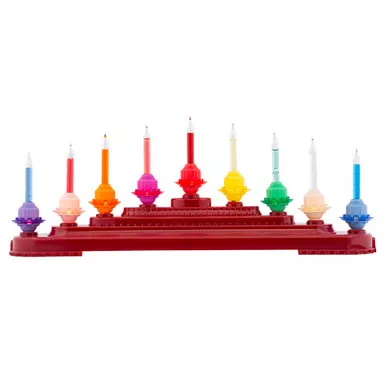 Holiday Splendor Bubble Bright Light Candolier by Christopher Radko
