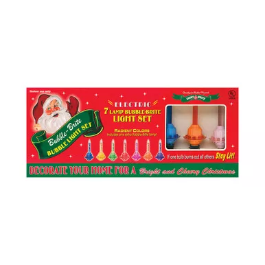 Holiday Splendor Bubble Lights(Set of 7) by Christopher Radko