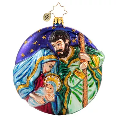 A Holy Night Ornament by Christopher Radko -