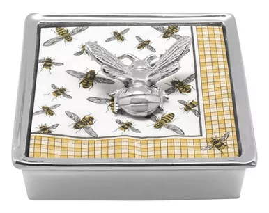 "Honey Bee" Signature Napkin Box by Mariposa