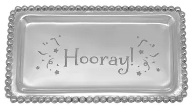 "Hooray" Statement Tray by Mariposa
