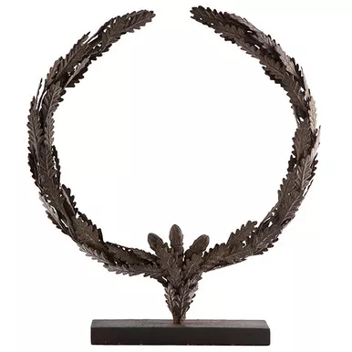 Iron Laurel Wreath by Aidan Gray