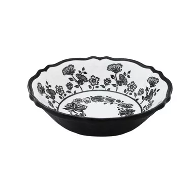 Jardin Black Cereal Bowl by Le Cadeaux