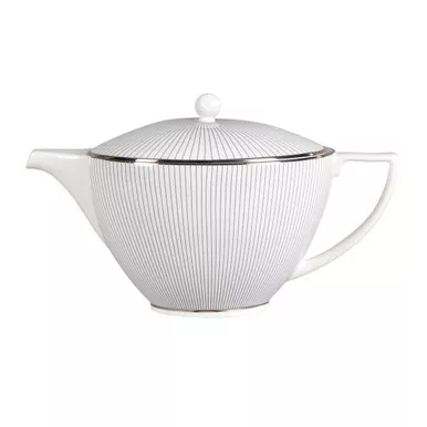 Jasper Conran Blue Pin Stripe Teapot by Wedgwood