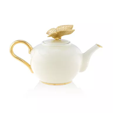 Jay Strongwater Mae Butterfly Teapot