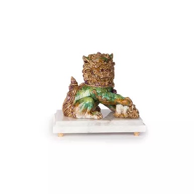 Jay Strongwater Yin Foo Dog Figurine