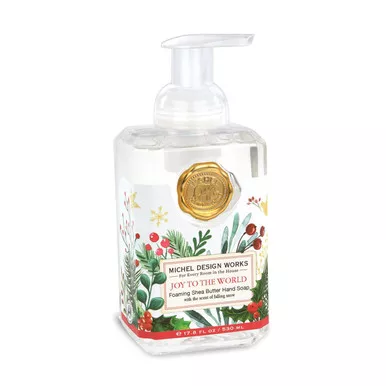 Joy To The World Foaming Soap by Michel Design Works