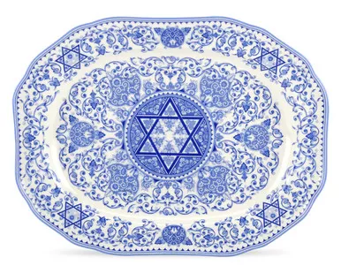 Judaica Oval Platter by Spode