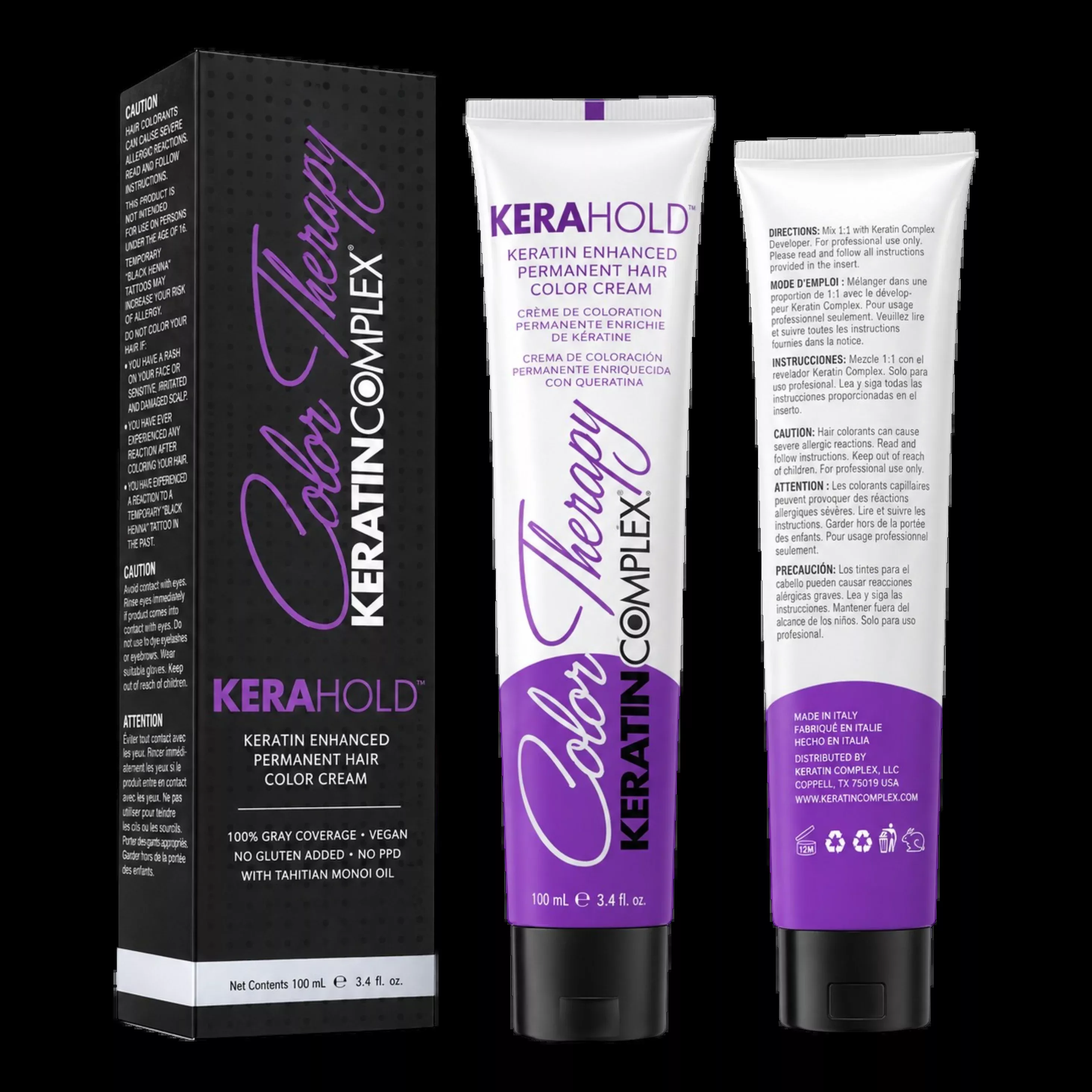 Keratin Complex Color Therapy Permanent Crème Hair Color