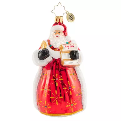 Kris Checks Off His List Ornament by Christopher Radko