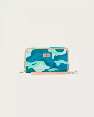 Laguna Camo Legacy Wristlet Wallet by Consuela