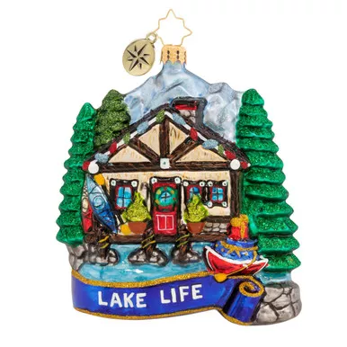 Lakeside Paradise Ornament by Christopher Radko