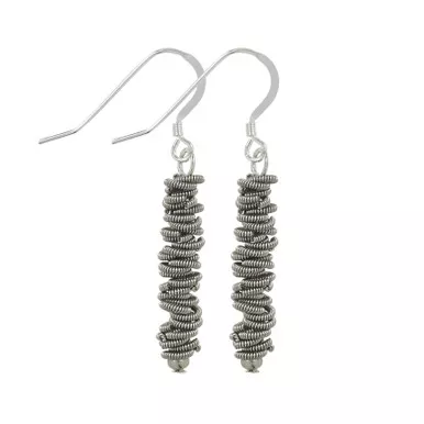 Large 1.5" Staccato Dangle Earrings by High Strung Studios