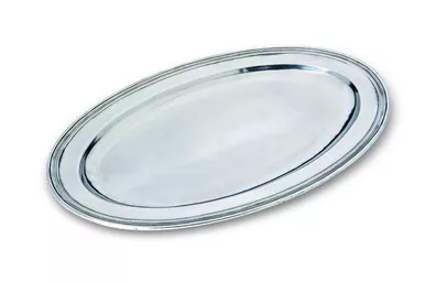 Large Oval Platter by Match Pewter