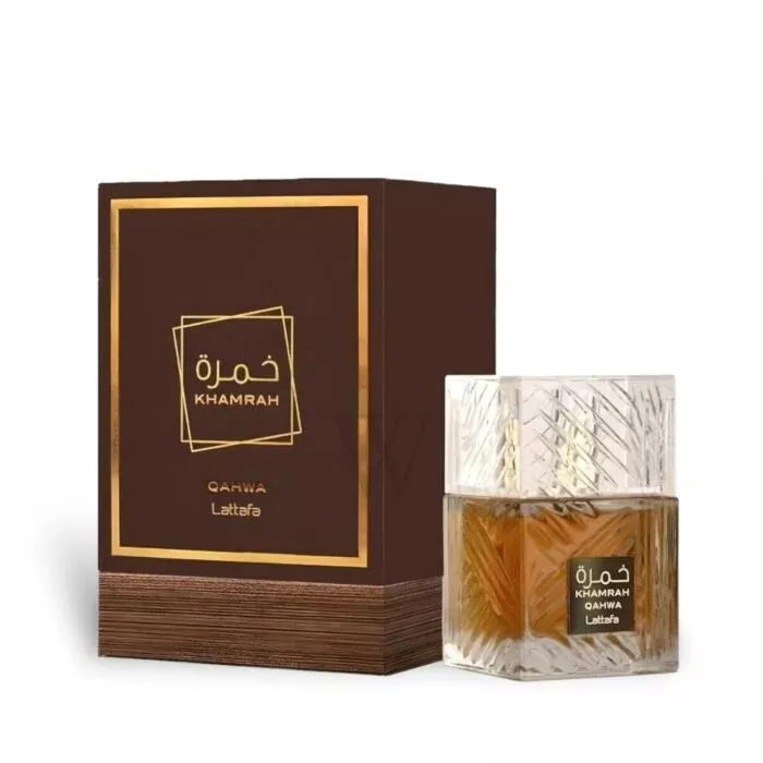 Lattafa Khamrah Qahwa Eau de Parfum Spray 3.4 oz / 100 ml
