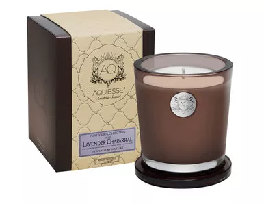 Lavender Chaparral Large Soy Candle by Aquiesse