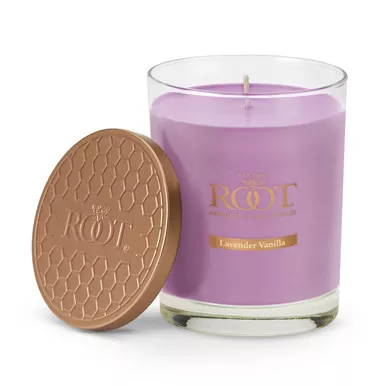 Lavender Vanilla Hive Glass Candle by Root