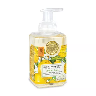 Lemon Basil Foaming Hand Soap by Michel Design Works