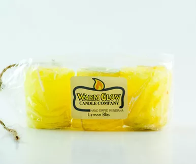 Lemon Bliss 3-pack Votive by Warm Glow Candles