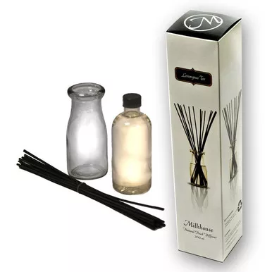 Lemongrass Tea Reed Diffuser by Milkhouse Candle Creamery