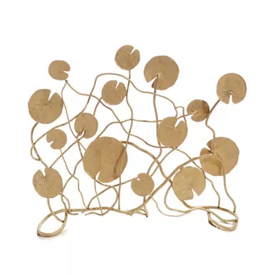 Lily Pad Decorative Firescreen by Michael Aram