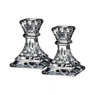 Lismore 4" Candlestick Pair by Waterford