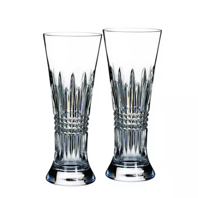 Lismore Diamond Pilsner Pair by Waterford