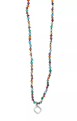 Little Clipper Necklace-Multi-Stones - 16" by Waxing Poetic