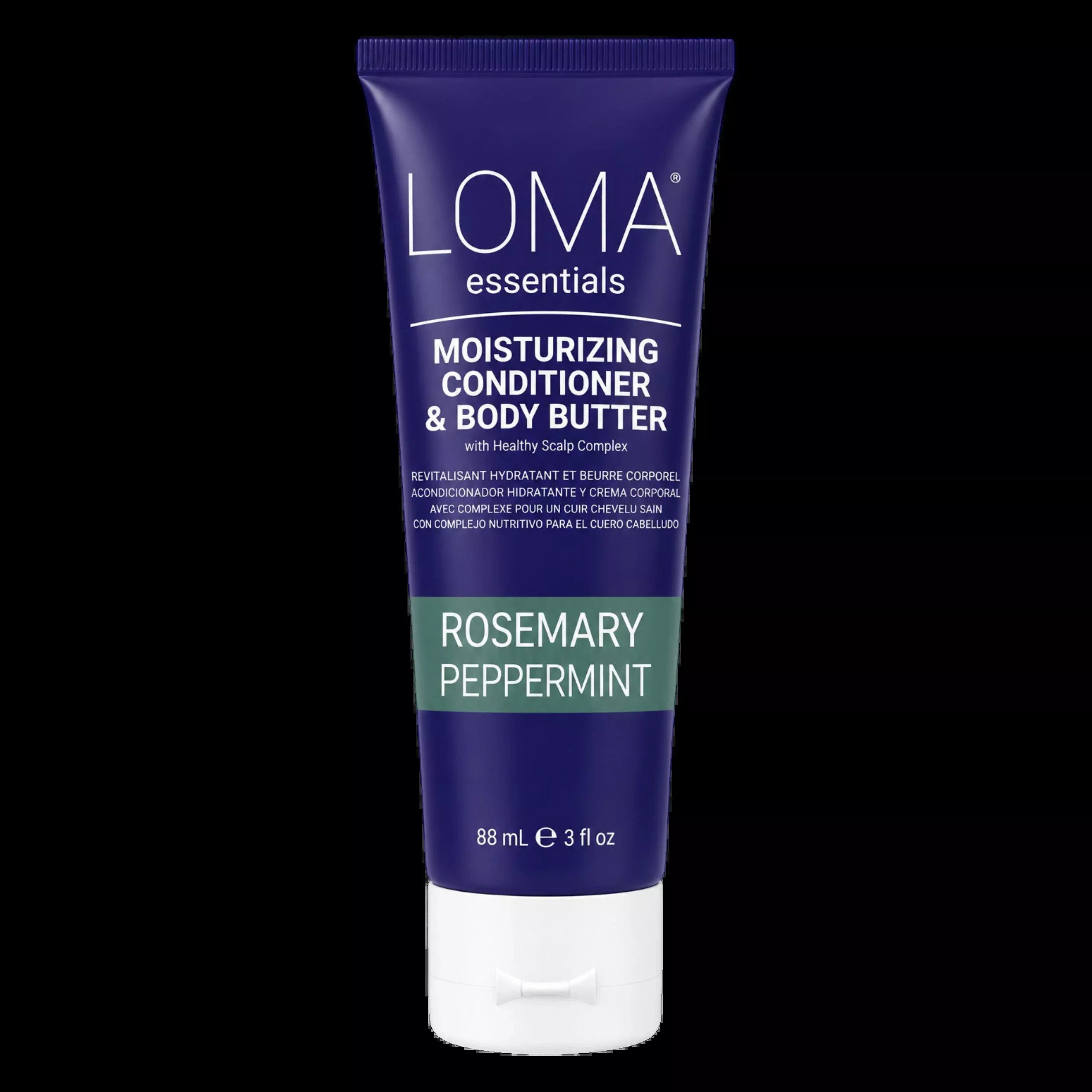 LOMA Essentials Moisturizing Conditioner & Body Butter Rosemary Peppermint 3 oz