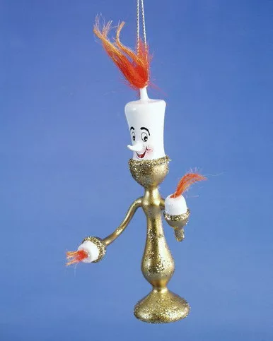 "Lumiere" Candlestick Ornament by Soffieria De Carlini