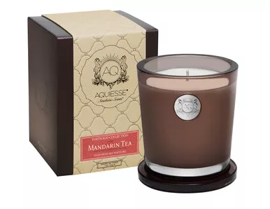 Mandarin Tea Large Soy Candle by Aquiesse