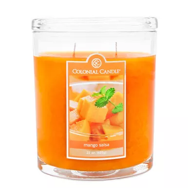 Mango Salsa 22 oz. Oval Jar Colonial Candle