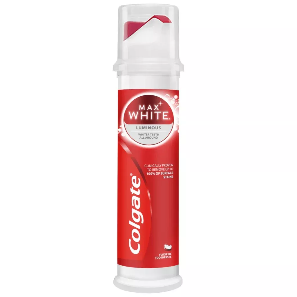 Max White Luminous Whitening Toothpaste Pump