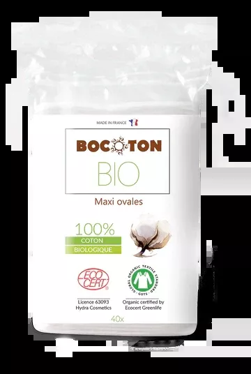 Maxi coton ovales bio x40