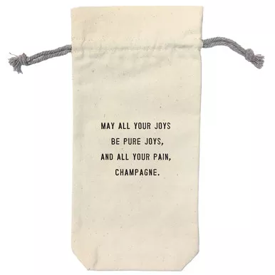 May All Your Joys Wine Bag by Sugarboo Designs
