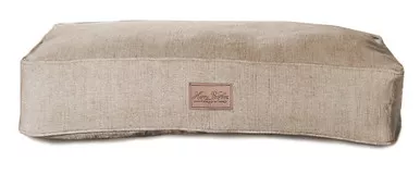 Medium Brown Tweed Rectangle Dog Bed Cover by Harry Barker