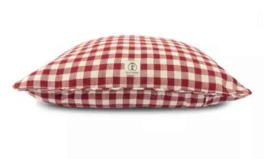 Medium Red Buffalo Check Envelope Bed Cover by Harry Barker