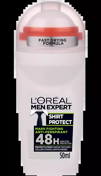 Men Expert Shirt Protect 48H Roll-On Deodorant