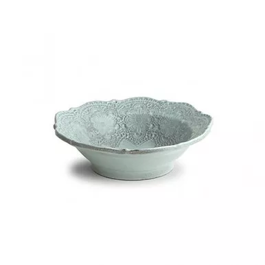 Merletto Aqua Cereal Bowl - Arte Italica