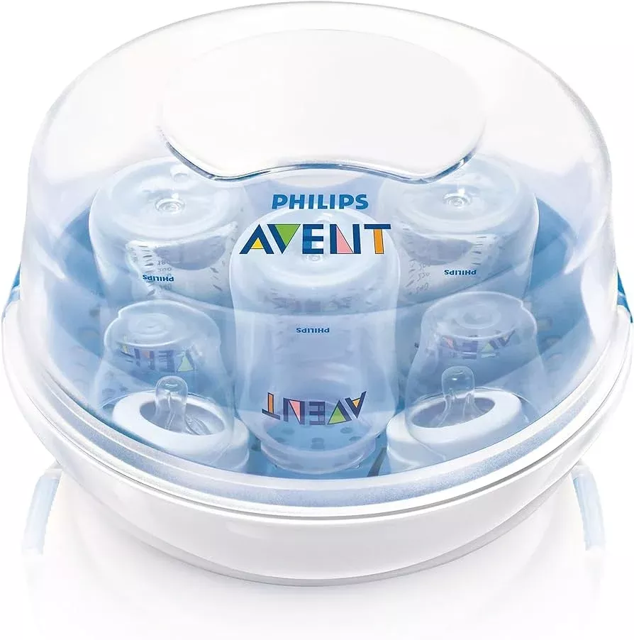 Microwave bottle steriliser for rapid sterilizatio