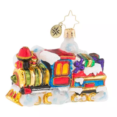Midnight Express Little Gem Ornament by Christopher Radko