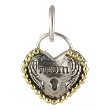 Mom Heartlock Charm by Waxing Poetic