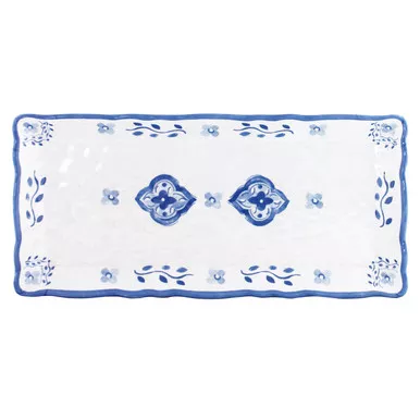 Moroccan Blue Biscuit Tray by Le Cadeaux