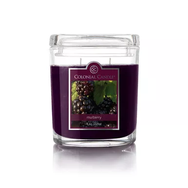 Mulberry 8 oz. Oval Jar Colonial Candle
