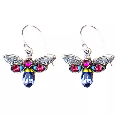 Multi-Color Crystal Firefly Earrings 6957 - Firefly Jewelry